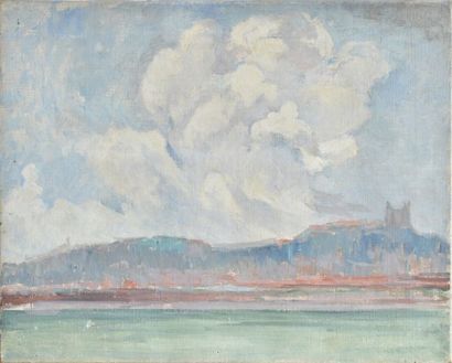 École française vers 1920

Étude de paysage...