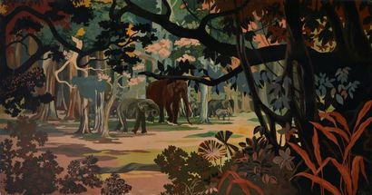 
Lê THY (1919-1961)

Eléphants dans la forêt

Panneau...