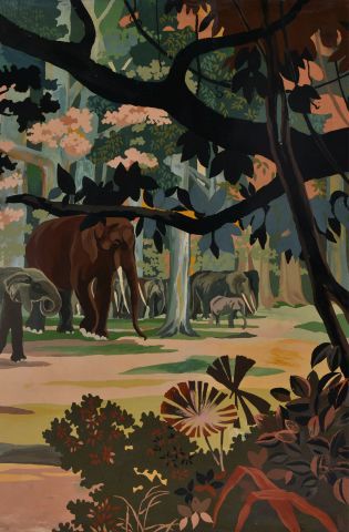 
Lê THY (1919-1961)

Eléphants dans la forêt

Panneau...
