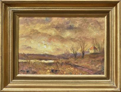 Lucien MOYROUD (1920-2000)

Soleil couchant...