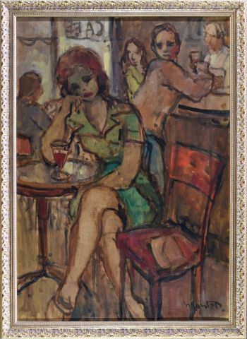 Maurice MONTET (1905-1997)

Jeune fille solitaire...
