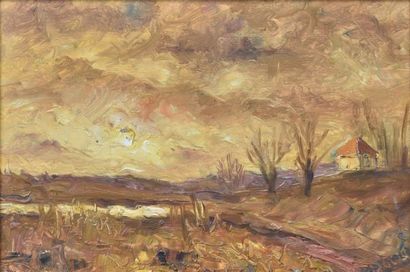 Lucien MOYROUD (1920-2000)

Soleil couchant...