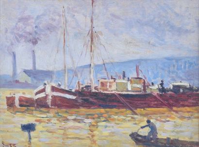 Maximilien LUCE (1858-1941)

Chalands à Billancourt...