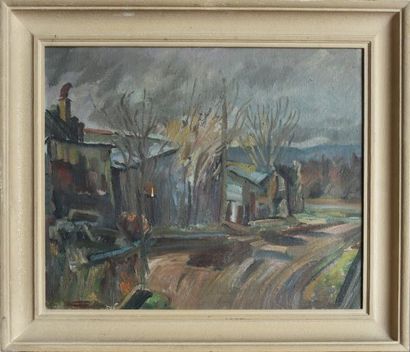 École moderne

Paysage de campagne en hiver

Huile...