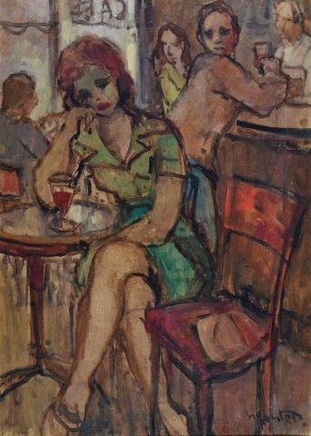 Maurice MONTET (1905-1997)

Jeune fille solitaire...
