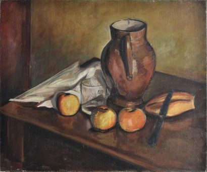École des années 1930

Pommes et pichet sur...