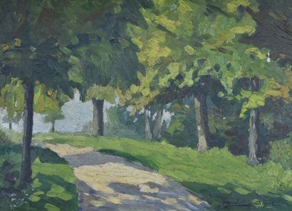 Marcel CASTAGNEZ (1902-1976)

La route au...