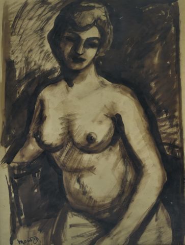 Maurice MONTET (1905-1997)

Nu debout

Lavis...