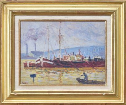 Maximilien LUCE (1858-1941)

Chalands à Billancourt...