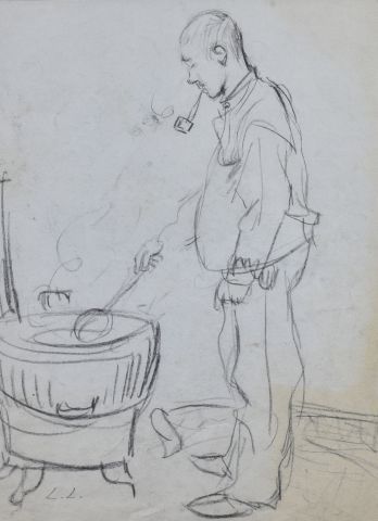 Léon LEHMANN (1873-1953)

La cuisine du soldat

Dessin...