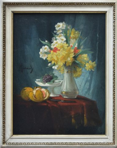 MICHAUD (XXe)

Intérieur aux fleurs et aux...