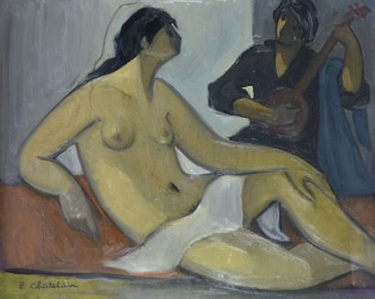 Paul CHATELAIN (1913-2000)

La Sérénade

Huile...