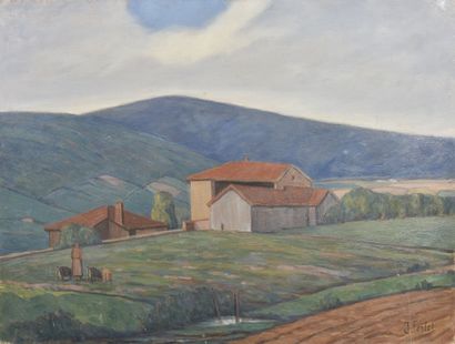 *Jean FERLET (1889-1957)

Pollionnay, ferme...