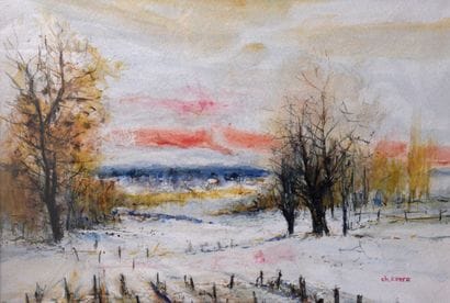 Christian ROYER (1938-2019)

Neige en Beaujolais

Aquarelle,...
