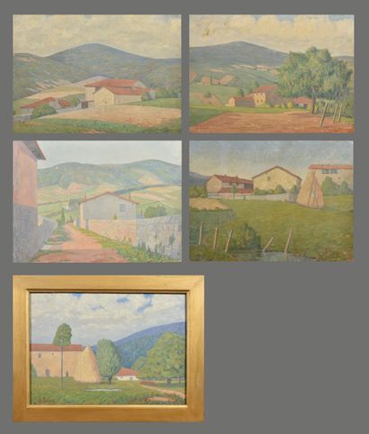 *Jean FERLET (1889-1957)

Fermes dans les...