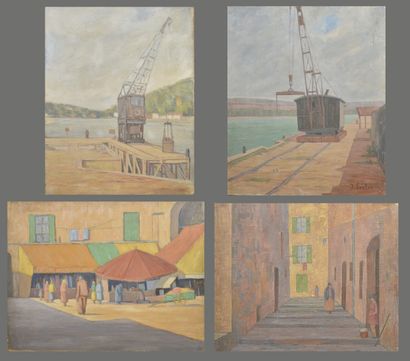 *Jean FERLET (1889-1957)

Paysages urbains...