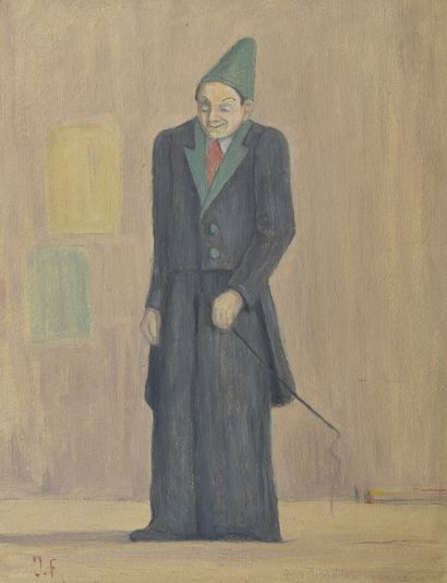 *Jean FERLET (1889-1957)

A clown, 1950

Oil...