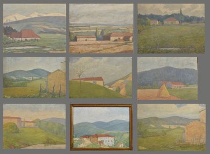 *Jean FERLET (1889-1957)

Pochades campagnardes

Réunion...
