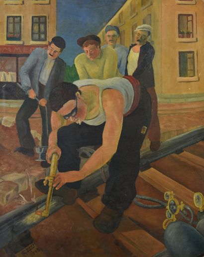 Louis GOYET (1907-1982)

Ouvriers travaillant...