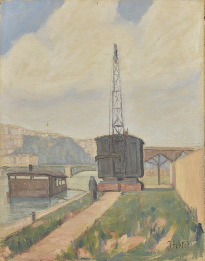 *Jean FERLET (1889-1957)

Lyon, the quays

Oil...