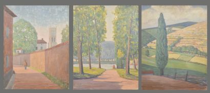 *Jean FERLET (1889-1957)

Paysages aux grands...