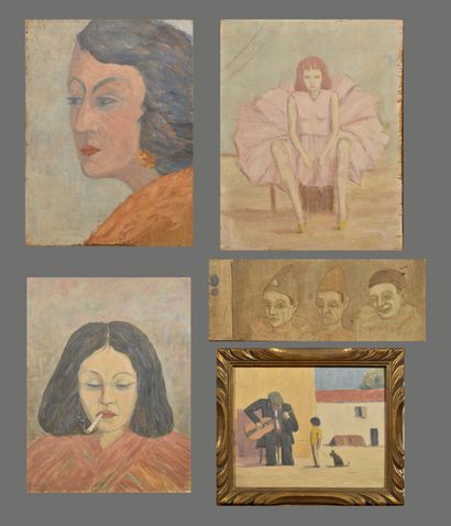 *Jean FERLET (1889-1957)

Scènes de rue et...