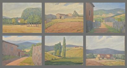 *Jean FERLET (1889-1957)

Paysages des Monts...