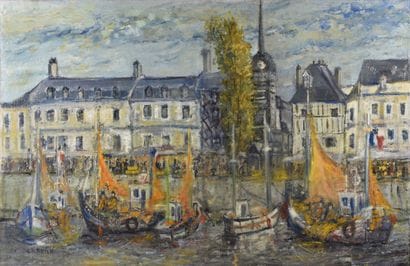 Christian ROYER (1938-2019)

Le port de pêche

Huile...