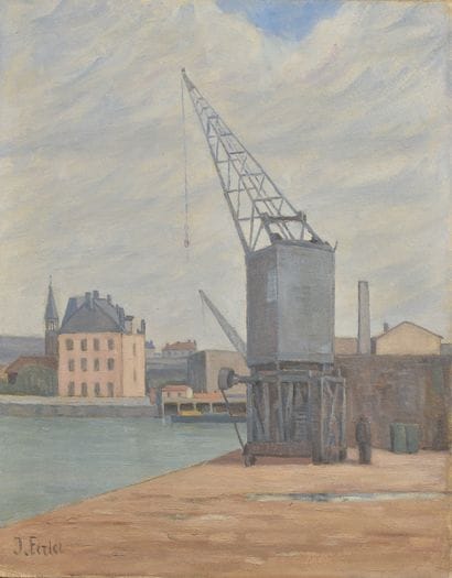 *Jean FERLET (1889-1957)

Vaise water station,...