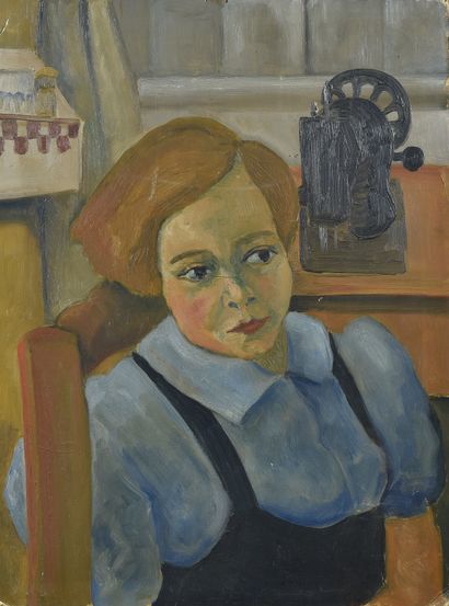 Louis GOYET (1907-1982)

Jeune fille devant...