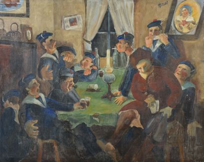 Louis GOYET (1907-1982)

Le repas des marins

Huile...