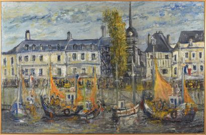 Christian ROYER (1938-2019)

Le port de pêche

Huile...