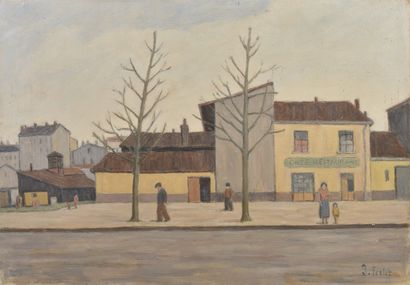*Jean FERLET (1889-1957)

Rue de la Villette...