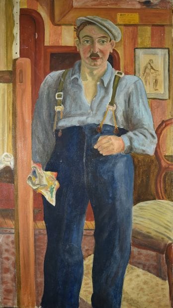 Louis GOYET (1907-1982)

Autoportrait devant...