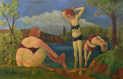 Louis GOYET (1907-1982)

Les trois baigneuses,...