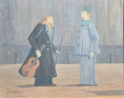 *Jean FERLET (1889-1957)

Two clowns

Oil...