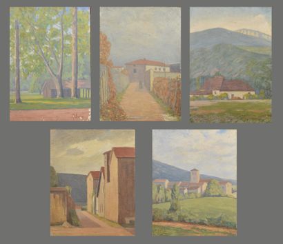 *Jean FERLET (1889-1957)

Architectures rurales...