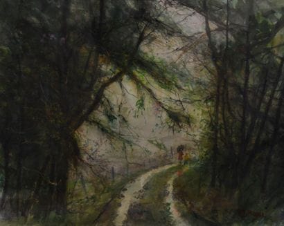 Christian ROYER (1938-2019)

Après la pluie

Aquarelle,...