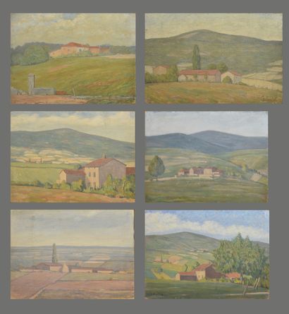 *Jean FERLET (1889-1957)

Paysages vallonnés...