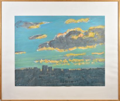 Jacques PONCET (1921-2012) 

Les toits, nuances...