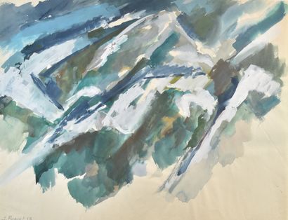 Jacques PONCET (1921-2012)

Composition,1956

Gouache...