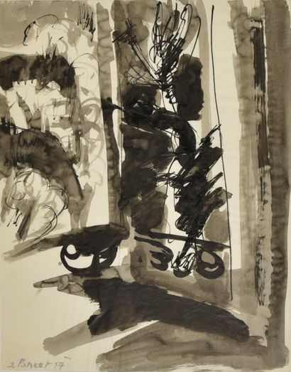 Jacques PONCET (1921-2012)

La fenêtre. 1954

Encre...