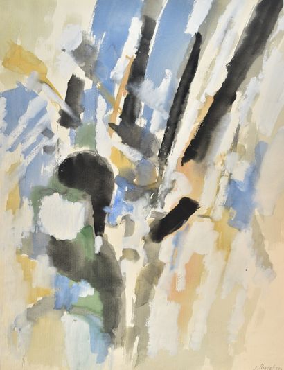Jacques PONCET (1921-2012)

Composition,1956

Gouache...