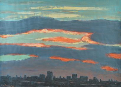 Jacques PONCET (1921-2012)

Les toits, 2001...