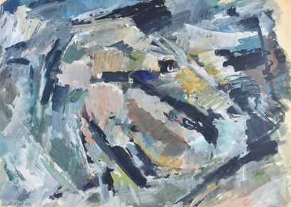 Jacques PONCET (1921-2012)

Composition,1956

Gouache...