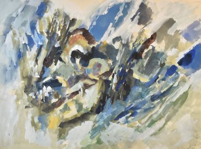 Jacques PONCET (1921-2012)

Composition,1976

Gouache...