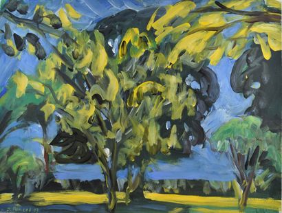 Jacques PONCET (1921-2012) 

Les arbres,...