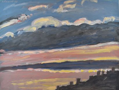 Jacques PONCET (1921-2012)

Les toits, 1999...