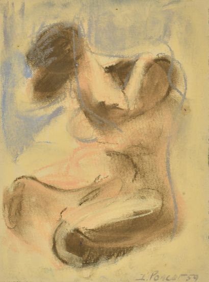 Jacques PONCET (1921-2012)

Nu à sa coiffure,1959

Technique...
