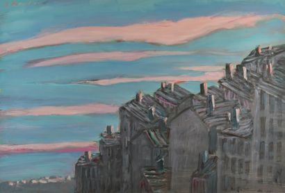 Jacques PONCET (1921-2012)

Les toits, 2000...
